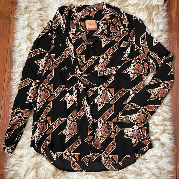 Scotch & Soda Jib-Neck blouse - Picture 7 of 10